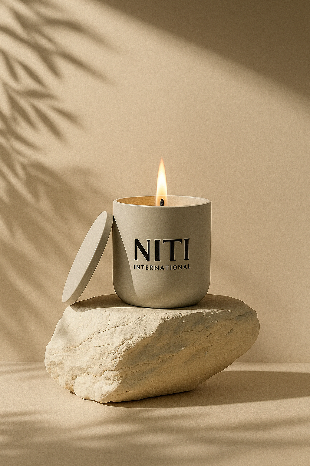 Ceramic Jar fill with fragrance wax, Size:-4″