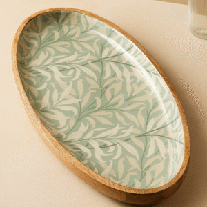 Wooden Oval Tray, size:-12"